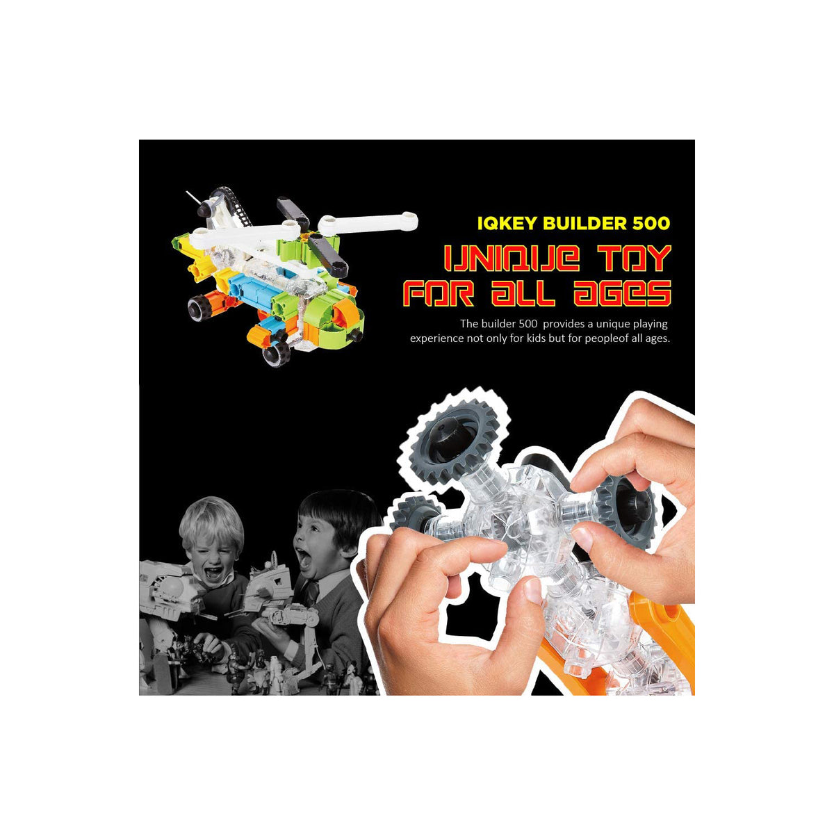 IQ-KEY Builder 500 – STEM Educational Assembly Toy Kits, Creative Elec ...