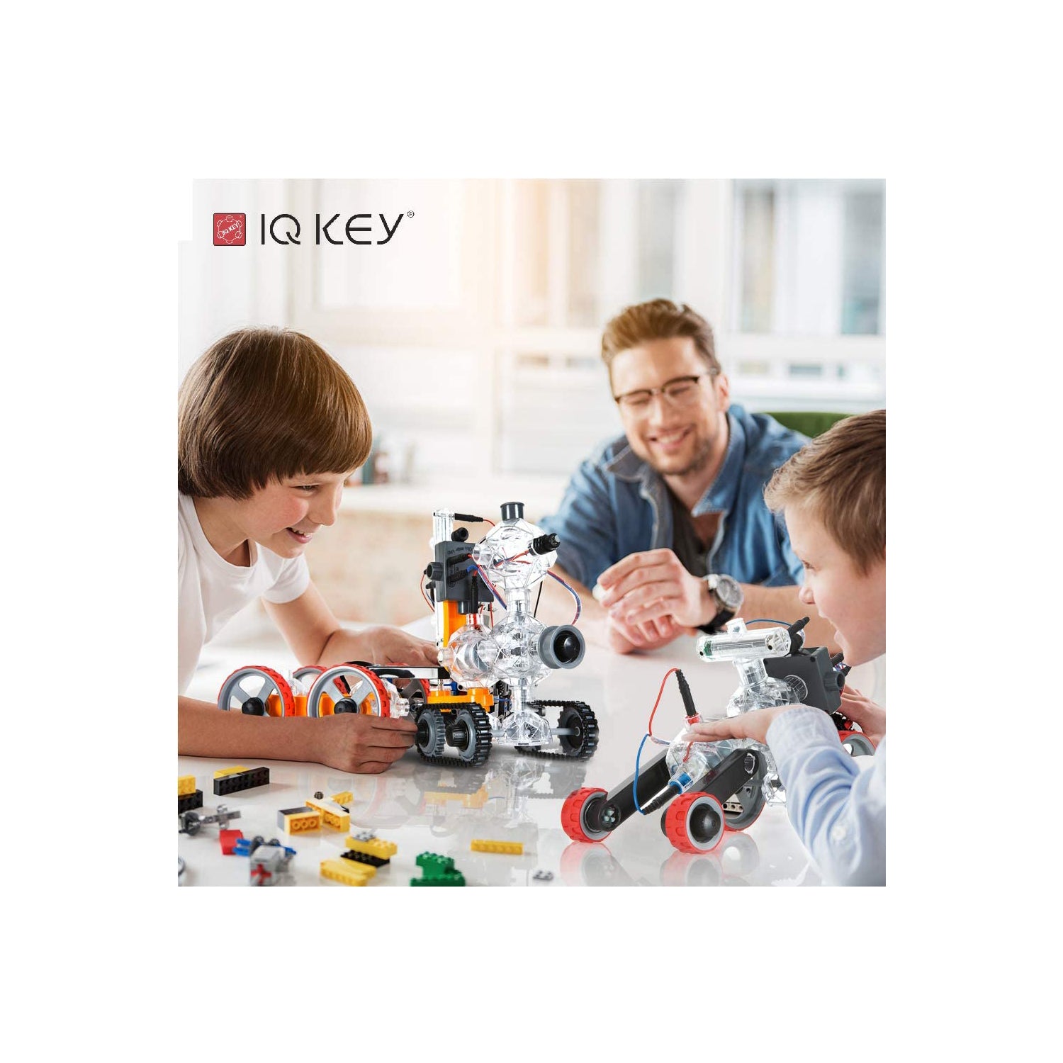 IQ-KEY Builder 500 – STEM Educational Assembly Toy Kits, Creative Elec ...